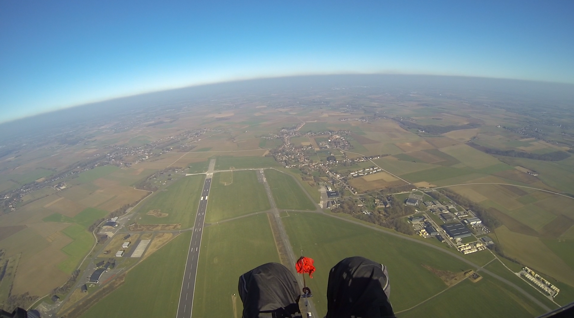 In de lucht
