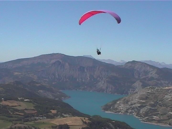 Aan het Lac de Serre-Ponon